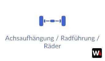 Achsaufhängung / Radführung