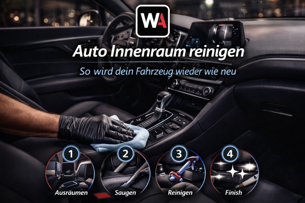 Auto Innenraum reinigen – Schritt für Schritt Anleitung - Auto Innenraum reinigen – Anleitung für perfekte Sauberkeit