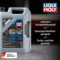 Motoröl LIQUI MOLY 3756 Top Tec 4600 5 W-30 Motorenöl Leichtlauf Motor Öl 5L