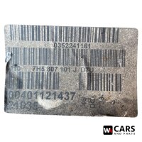Original VW T5 Stoßstange vorne LD7U Grau SRA + Nebelscheinwerfer 7H5807101J