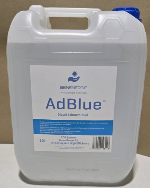 AdBlue Harnstofflösung SCR Abgasreinigung 10 Liter ISO22241