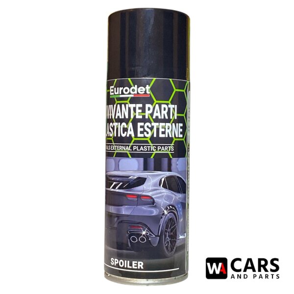 Eurodet Spoiler Kunststoffpflege Schutz & Glanz für Außenflächen 400ml Spraydose