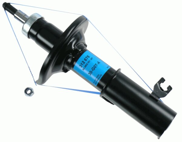 1x Stoßdämpfer Dämpfer Sachs 312676 Mazda BC1E-34-900  BC1G-34-900 BH2L-34-900