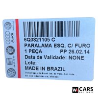 Original VW Polo 9N Kotflügel vorne links 6Q0821105C NEU unlackiert