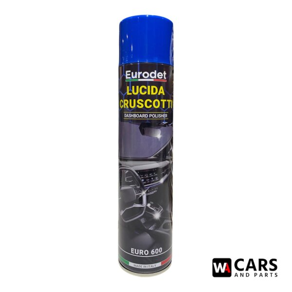 Eurodet Euro 600 Cockpit- & Kunststoffpflegespray – 5 Stelle (Five Stars), 600 ml