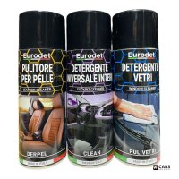 Eurodet 3er Innenraum Pflege Set – Lederreiniger...