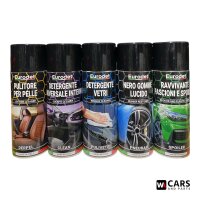 EURODET 5er Pflege-Set – Lederreiniger,...