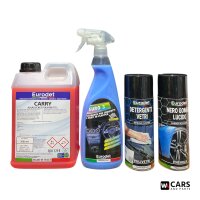EURODET Fahrzeugpflege-Set: Carry Konzentrat 2L + Euro3...