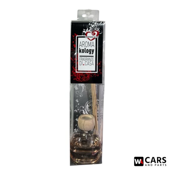 Aromakology Raumduft Diffuser Mughetto 100ml – Frischer Maiglöckchen Duft für Zuhause, Büro & Auto mit Holzstäbchen