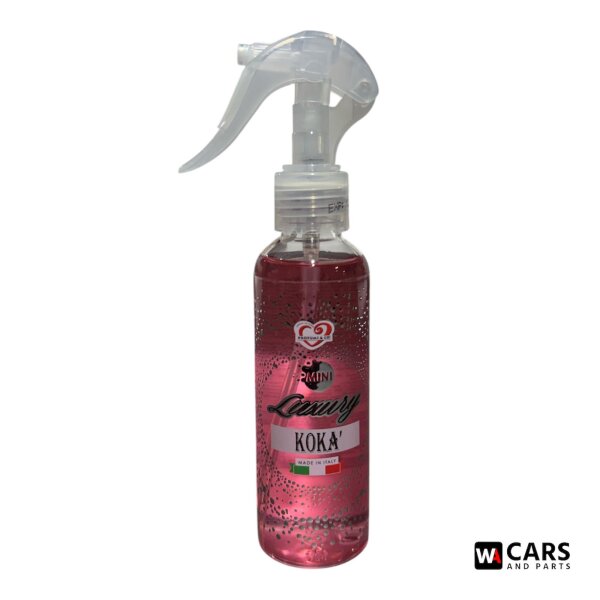 Luxury Mini Raum- & Fahrzeugspray KOKA 150 ml – intensiver, eleganter Duft für Auto, Zuhause & Büro, Made in Italy, langanhaltende Frische