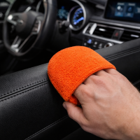 Mikrofaser Wachs Applikator Pad 125×120 mm – Ultra weicher Applikator für Auto Wachs, Pflege & Reinigung (1 Stück)