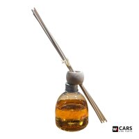 Aromakology Raumduft Diffuser Arancio – Frischer Orangenduft für Auto & Zuhause mit Holzstäbchen, langanhaltend & stilvoll