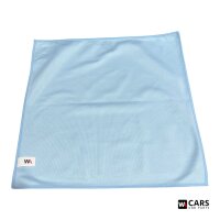 WA Cars & Parts Microfasertuch Glas 40x40 cm 300 GSM streifenfrei Fenster Spiegel Autoglas