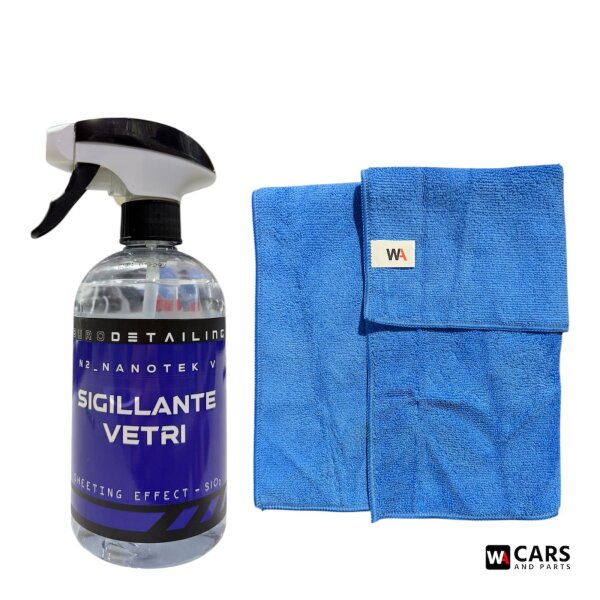 N2 Nanotek V ist eine hochwertige SiO₂-Glasversiegelung mit starkem Sheeting-Effekt. Sie verbessert die Sicht bei Regen, reduziert Schmutzanhaftung und schützt Fahrzeugscheiben langanhaltend.