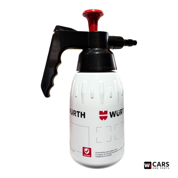 Sprühflasche für Säure 1 Liter Würth Säurehaltic Acid Pumpsprühflasche
