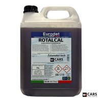 EURODET ROTALCAL 5 kg – Alkalischer Felgenreiniger | Profi-Reiniger gegen Bremsstaub & Straßenschmutz | Made in Italy