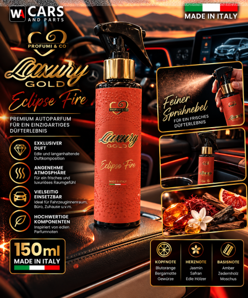 Luxury GOLD Eclipse Fire